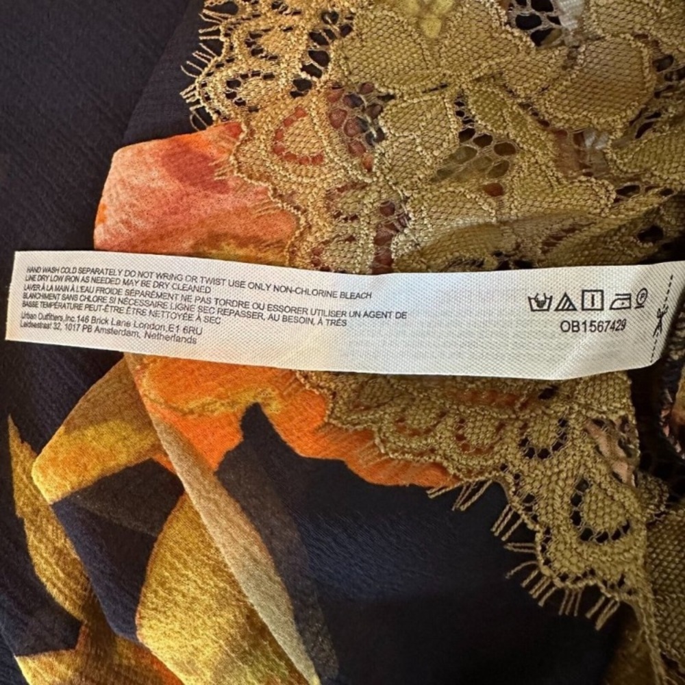 (A55) NEW Intimately Free People, Sz XS, Boho Monday Morning Floral Lounge Pants - Picture 9 of 12